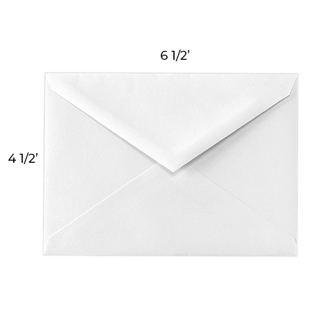 White Envelope-Size 4.5