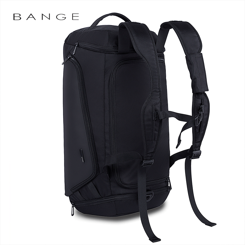 BANGE Gym Bag For Men,Dry And Wet Depart Pocket Sports Duffel Backpack With  Shoes Compartment,Short-Distance Trip Duffel Gym Bag for Men Women